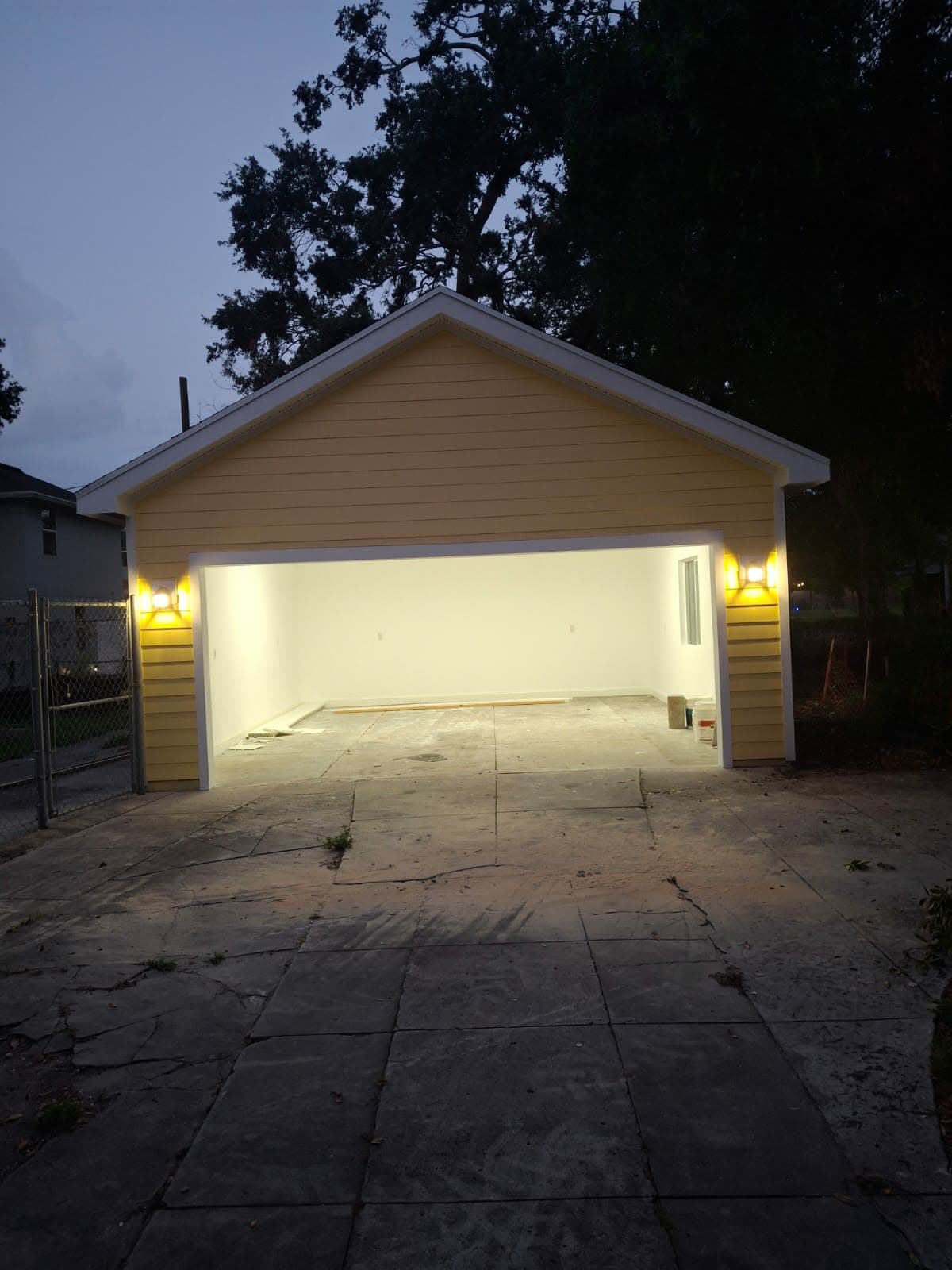 New Garage in Clearwater - custom work
