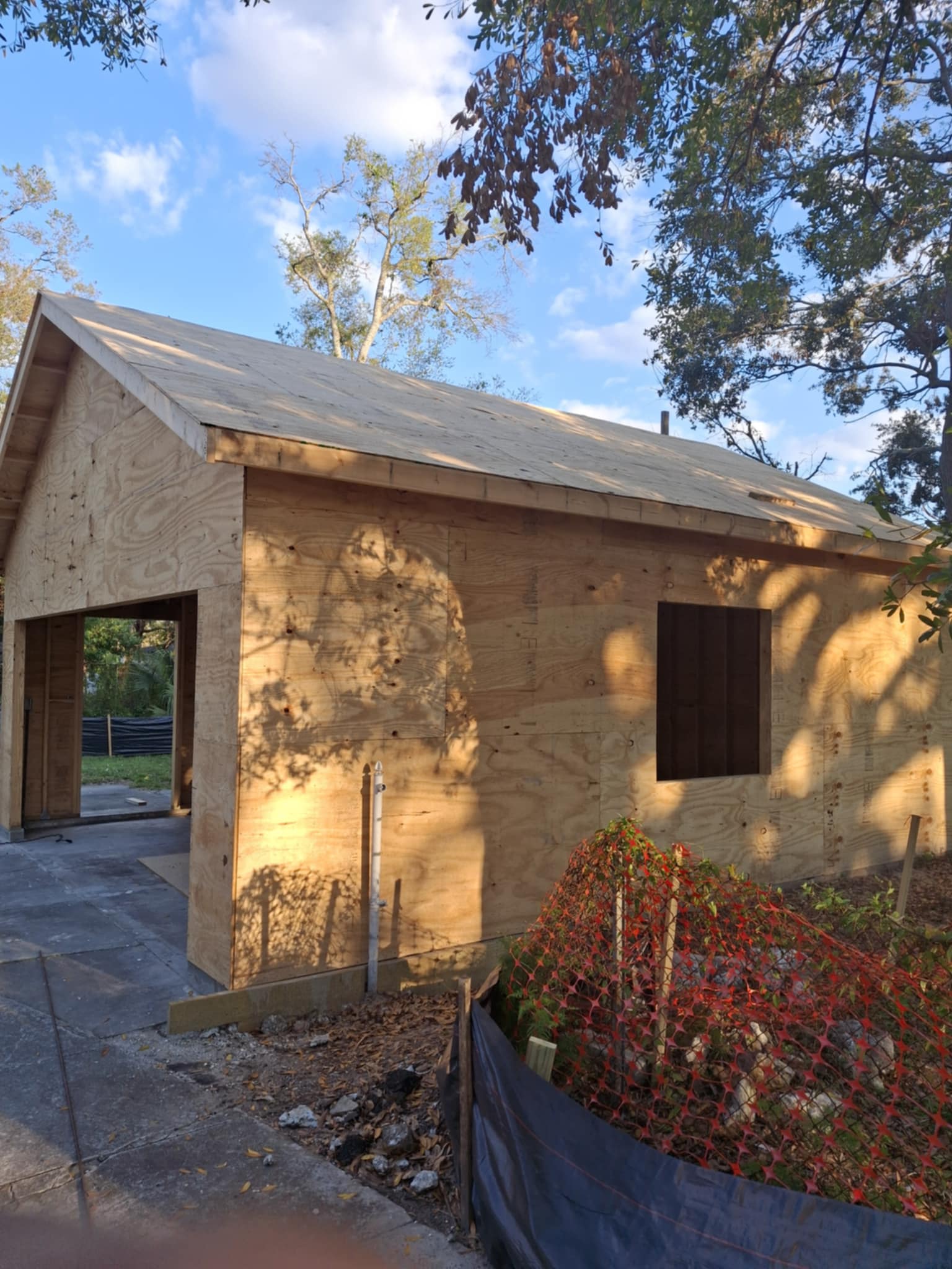 New Garage in Clearwater - custom work