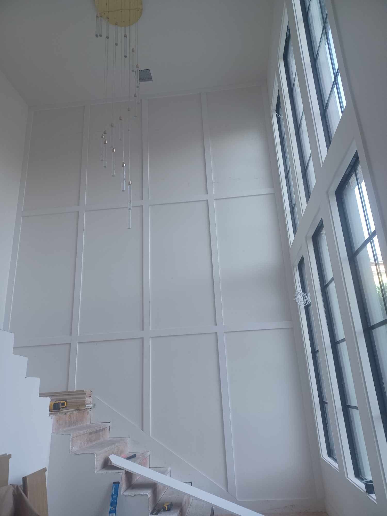 Custom Staircase and Railing System - another view